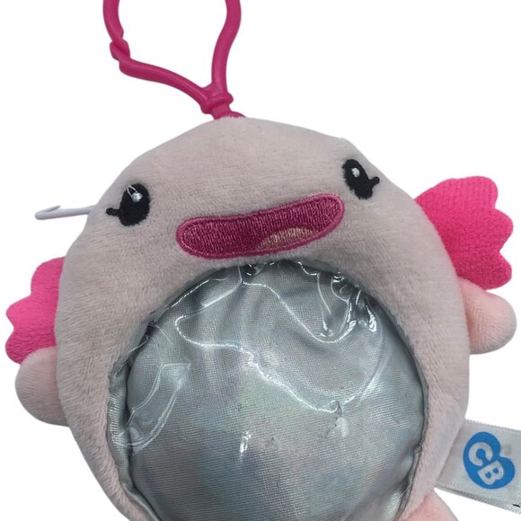 Fiesta Cutie Beans Candy Dreams Axolotl Plush Zip Coin Purse Backpack Clip - Picture 2 of 6